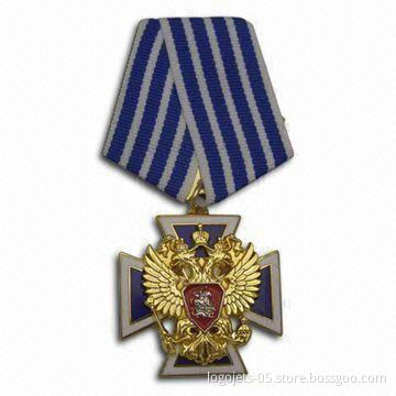 Medal with Soft Enamel Colors Filled, OEM Orders are Accepted
